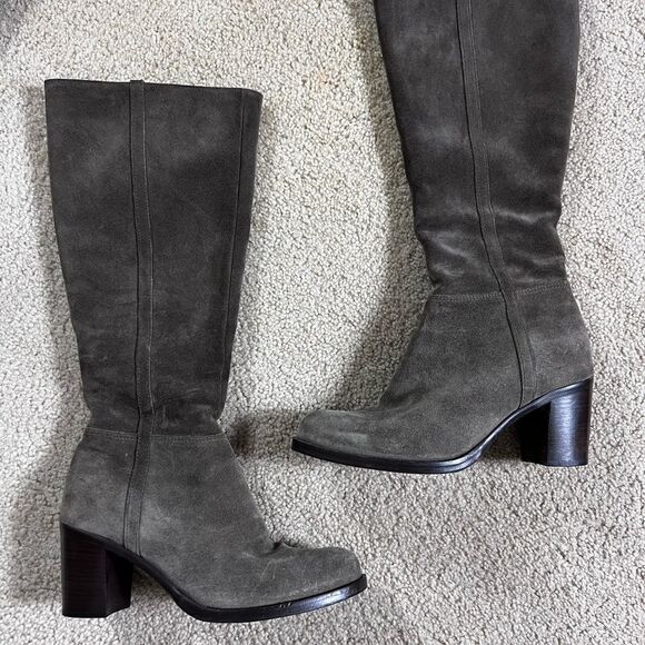 La Canadienne Suede Knee High Boots Size 8.5 - Picture 2 of 8